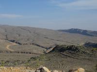 Blick in die Landschaft bei Misfat al Ibryeen