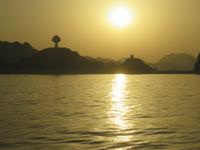 Muscat - Dhau-Fahrt zum Sonnenuntergang -
