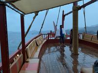 Muscat - Dhau-Fahrt, das Wetter schlägt um