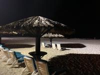 Hotelstrand am Abend