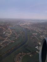 001 Flug von Dresden nach Frankfurt