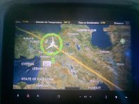 009 Flugroute Frankfurt - Muscat