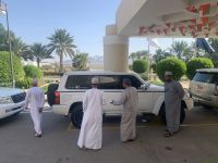 058 kurzer technischer Stopp im Hotel in Nizwa