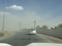 Fahrt in Richtung „Wahiba Sands“ Sandwüste