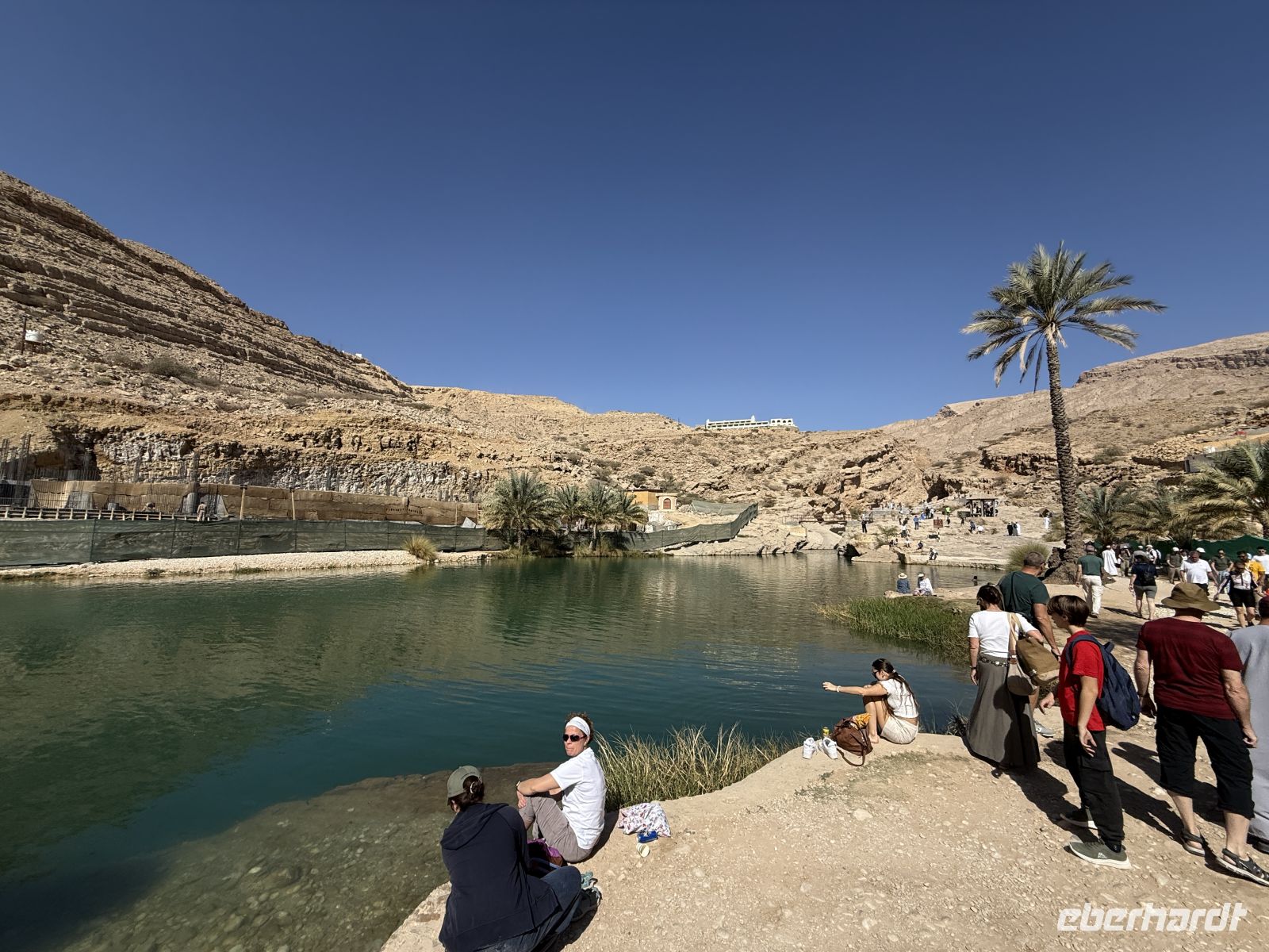 Spaziergang und Baden im Wadi Bani Khalid
