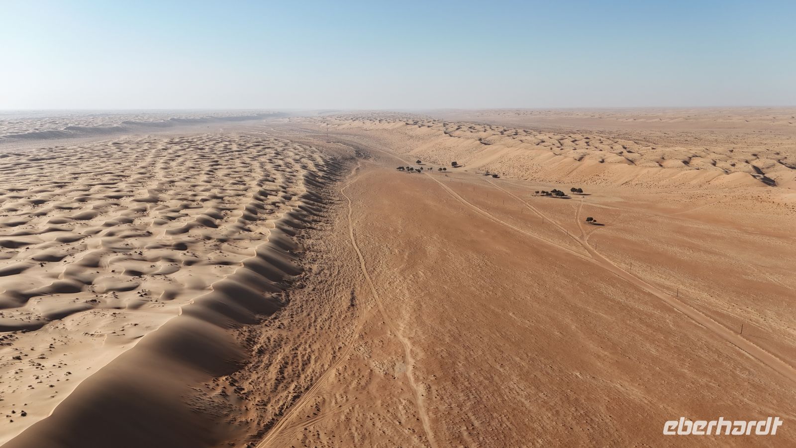 Drohnenfotos in der „Wahiba Sands“ Sandwüste
