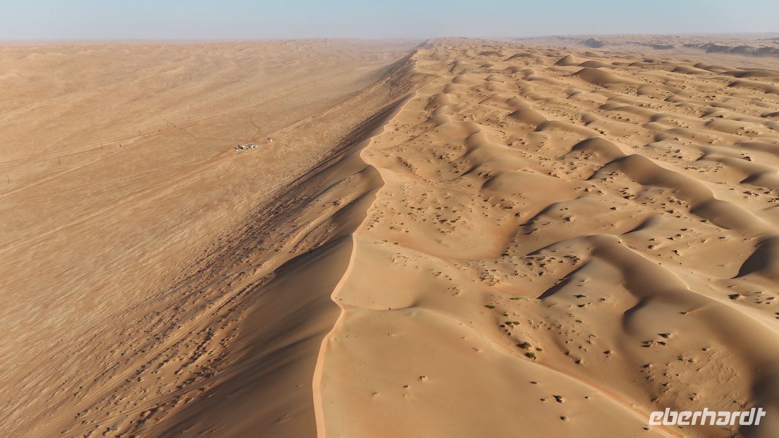 Drohnenfotos in der „Wahiba Sands“ Sandwüste