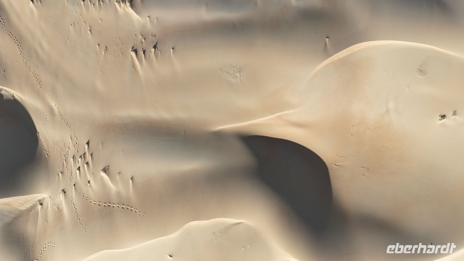 Drohnenfotos in der „Wahiba Sands“ Sandwüste