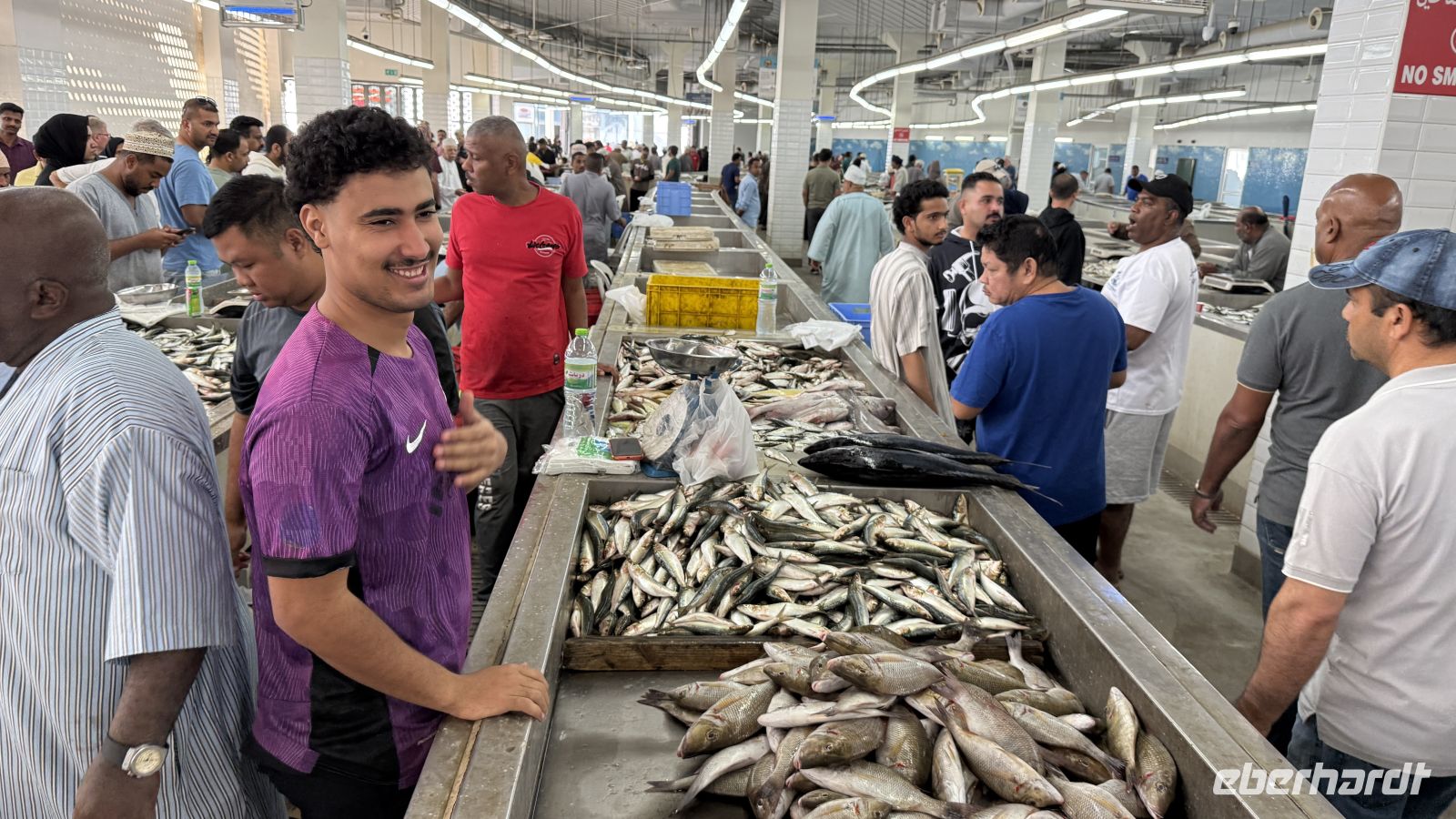 Rundgang auf dem Fischmarkt von Muttrah