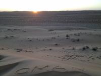 292 Sunset in der Wahiba Sands Wüste