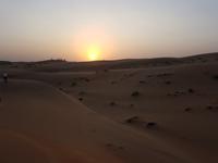 Oman, Sonnenuntergang in der Wüste