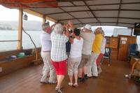 Im Boot auf dem See Genezareth