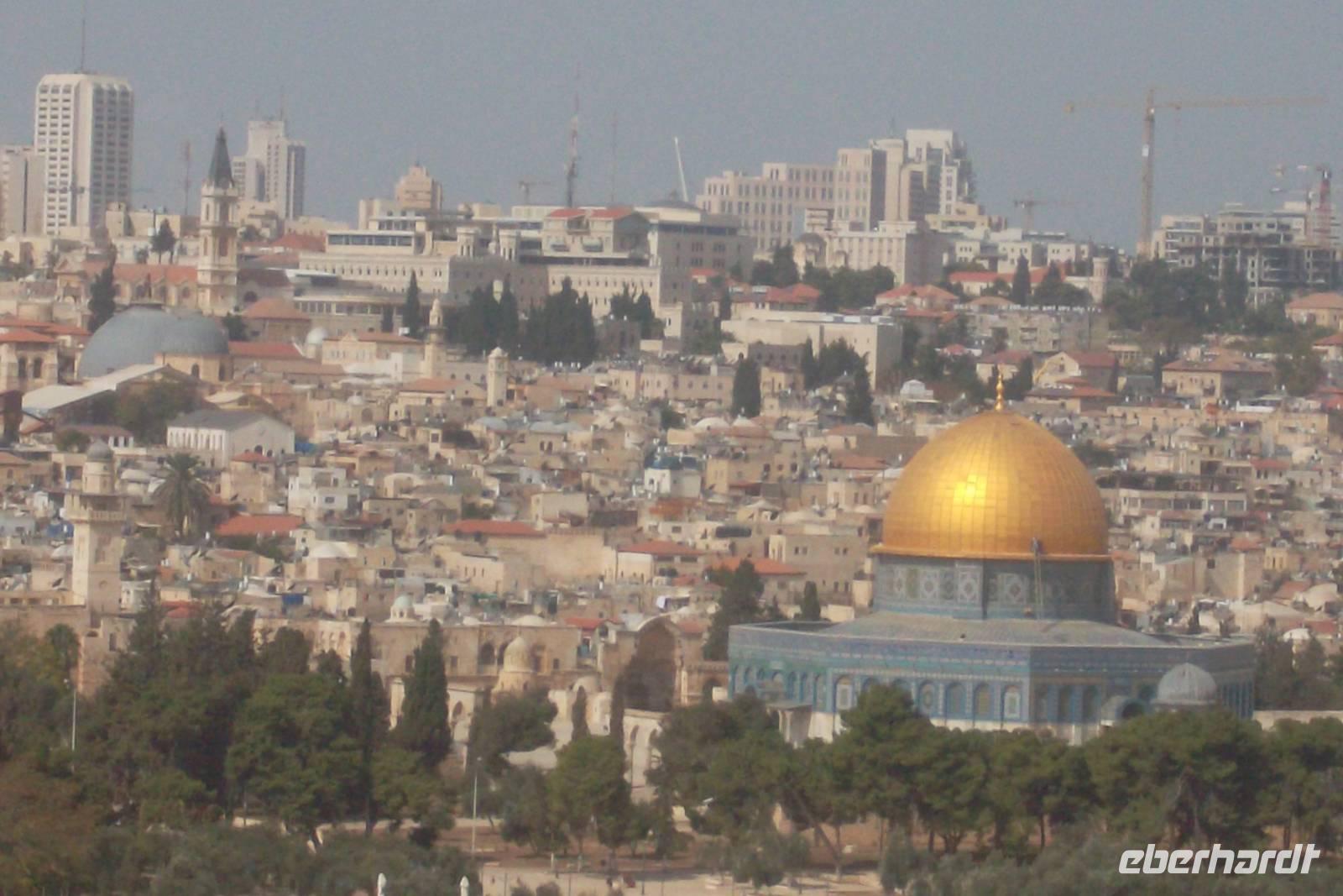 Blick auf Jerusalem