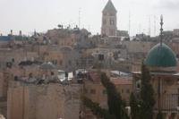 Blick vom Dach des österreichischen Hospitz'