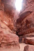 Schlucht im Wadi Rum