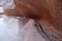 Wasserleitung im Siq von Petra