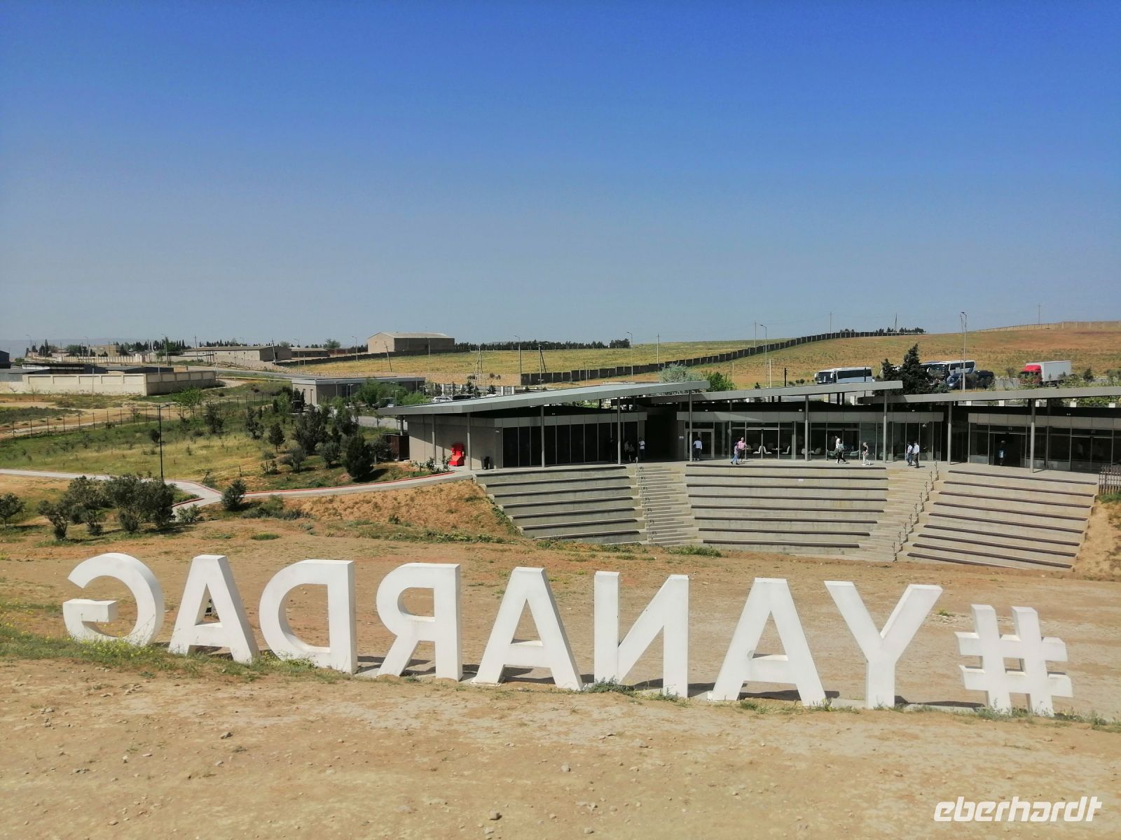 Blick vom Feuerberg Yanar Dagh