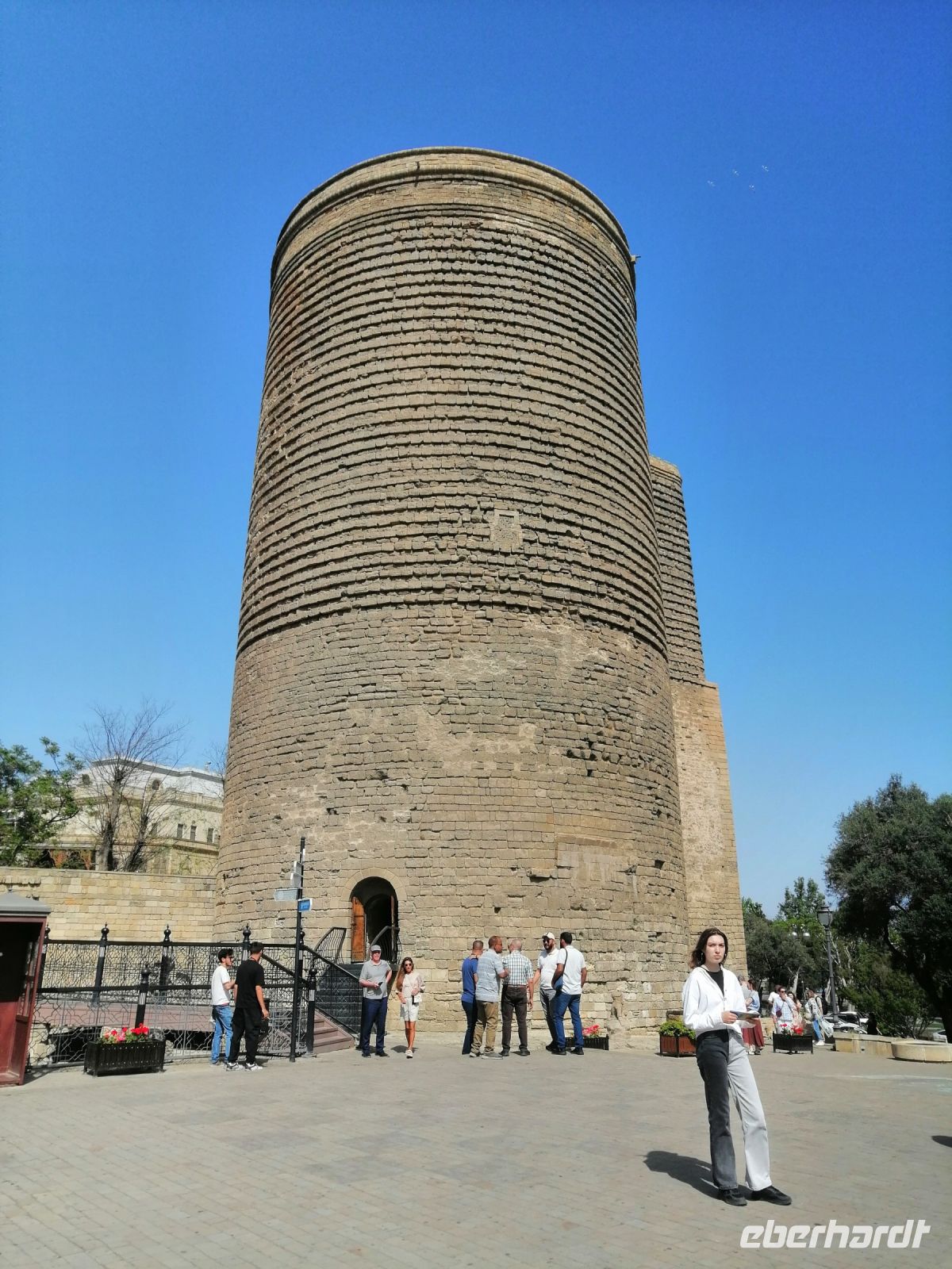 Stadtrundgang durch Baku - Mädchenturm aus dem 15. Jh.