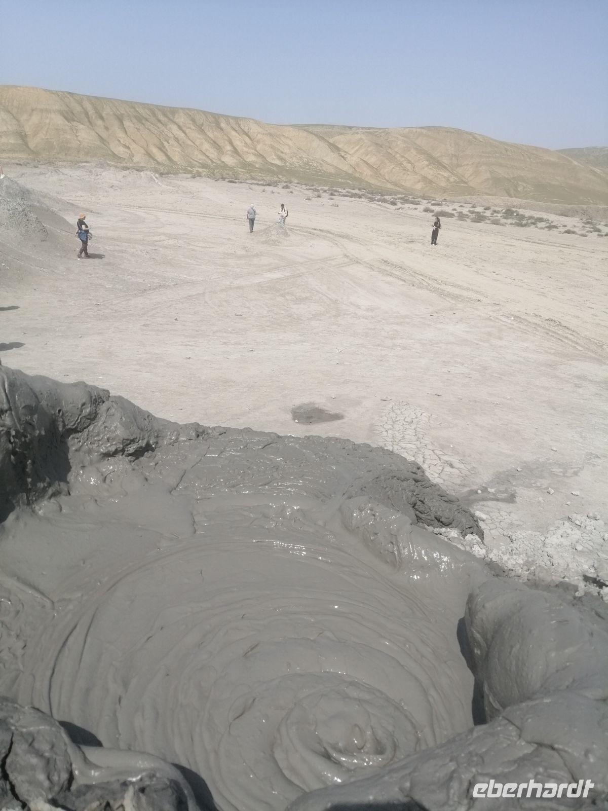 Krater eines Schlammvulkans, Nationalpark Gobustan