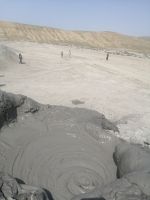 Krater eines Schlammvulkans, Nationalpark Gobustan