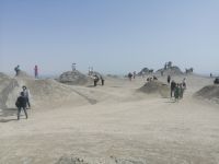 Besichtigung der Schlammvulkane, Nationalpark Gobustan