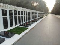 Das Shahidlar-Denkmal, auch bekannt als die Gasse der Märtyrer, Baku