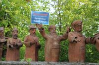 Rundreise durch Kauskasus führte uns zu einem Khan-Palast in Sheki