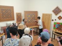 Vorführung der Shabaka-Kunst in Sheki