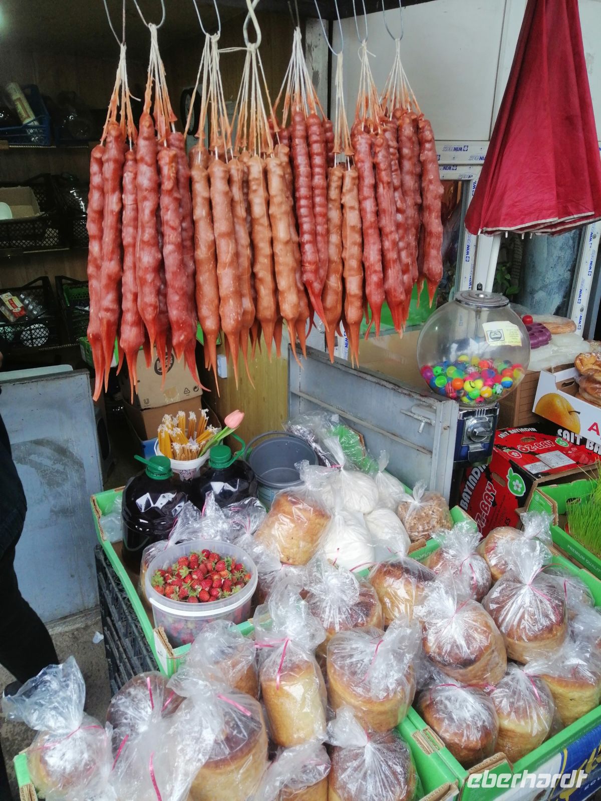 Bummeln auf dem Basar in Telavi