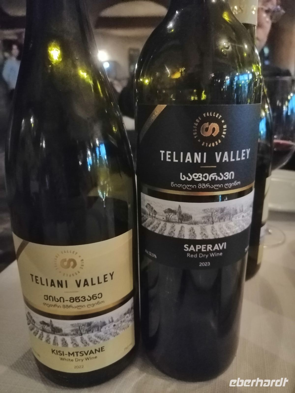 Traditionele georgische Weinsorten, Abendessen in Tbilisi