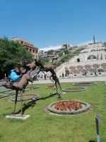 Skulpturenausstellung vor den Kaskaden in Jerevan