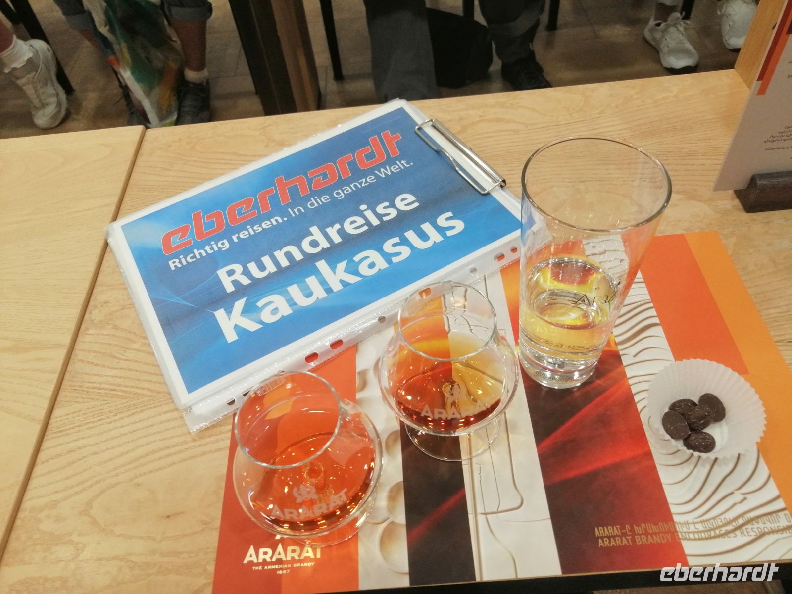 Verkostung in der Cognac-Fabrik Ararat