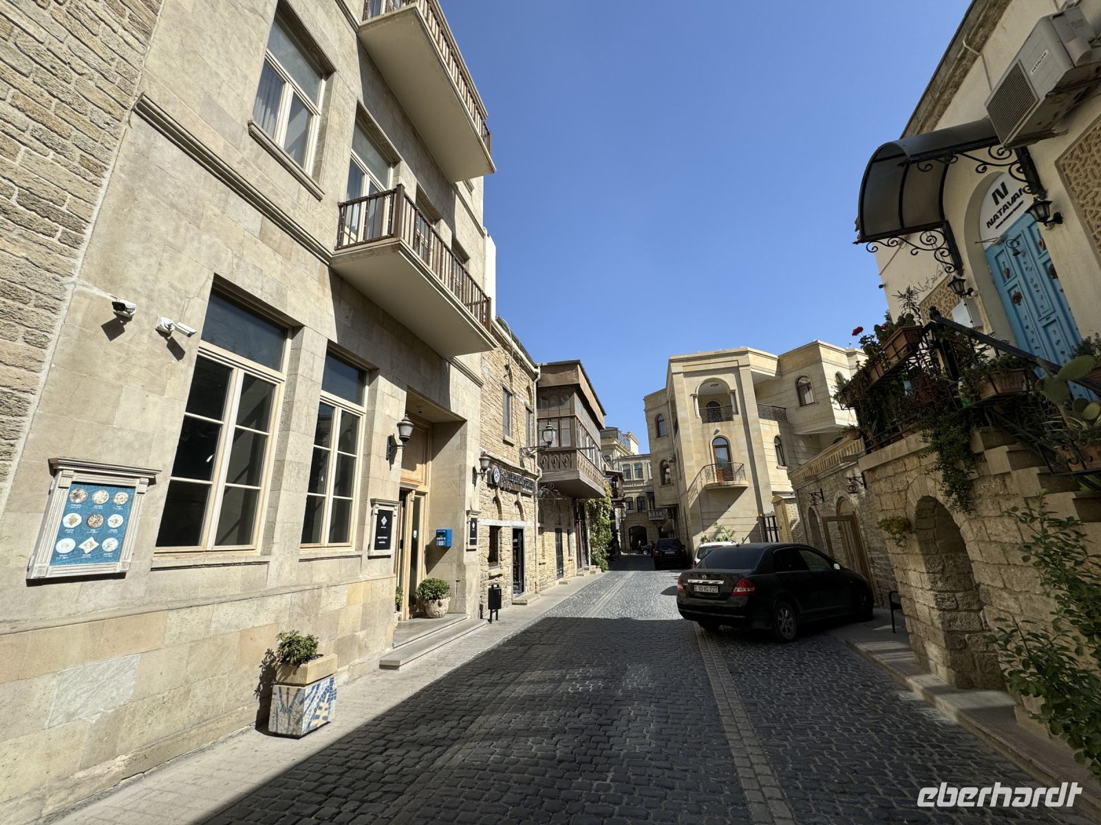 Blick in die Altstadt von Baku
