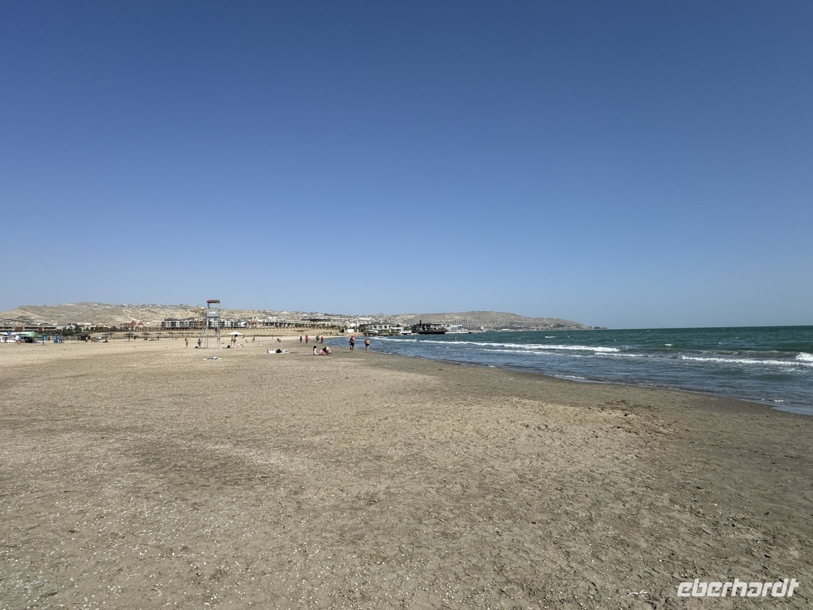 Strand am Kaspischen Meer