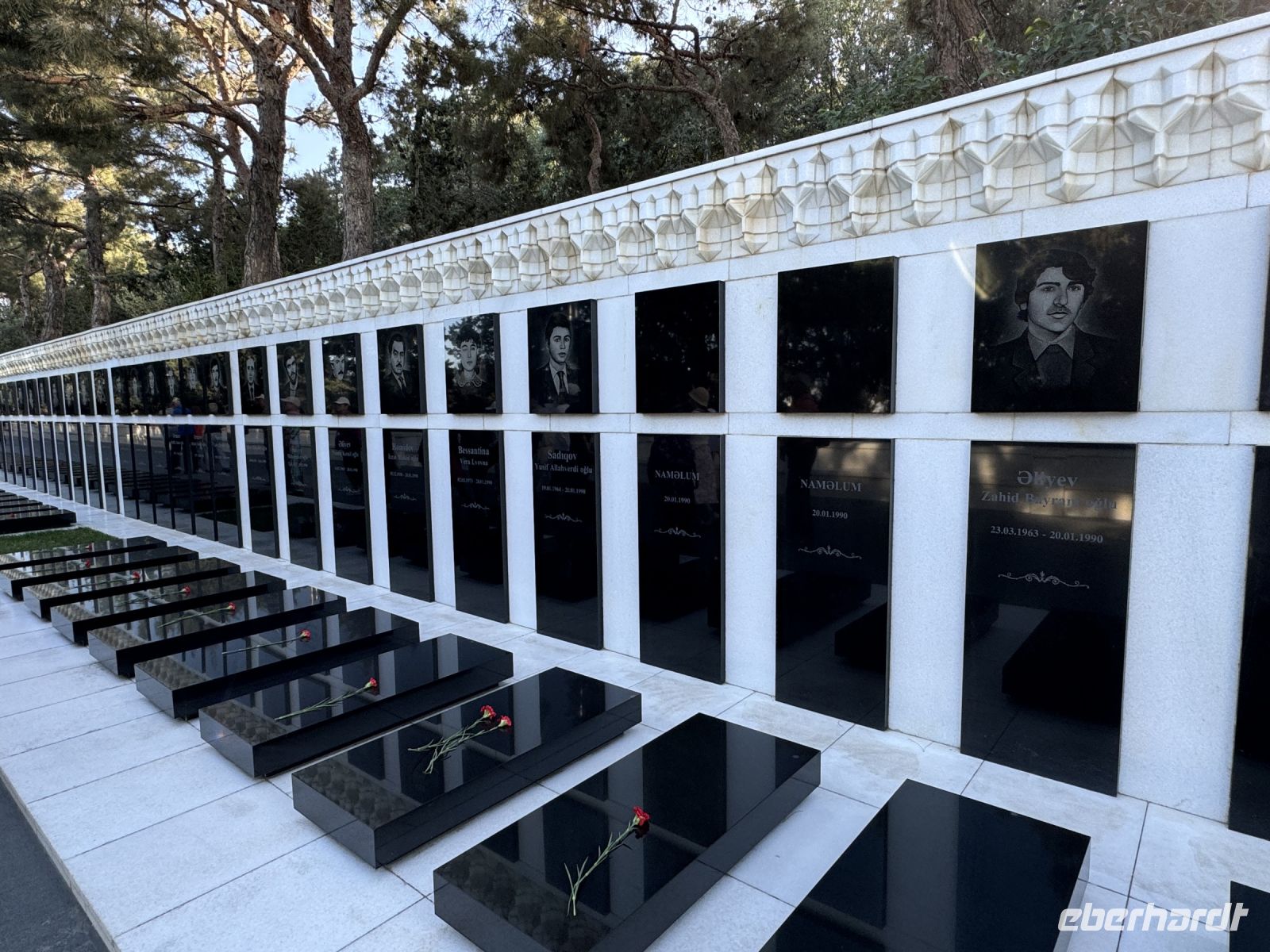 Gedenktafeln im Museum für politische Unterdrückung