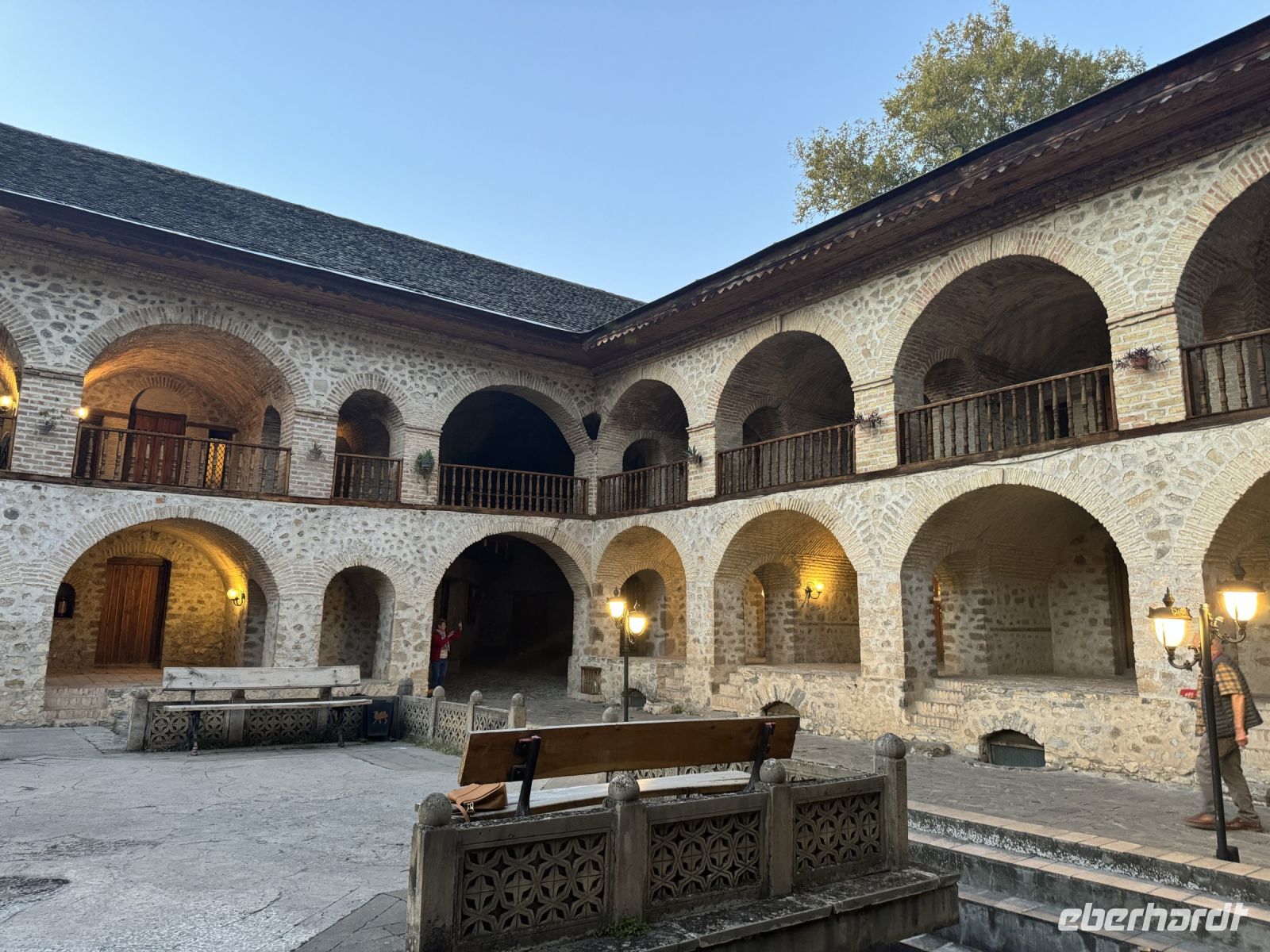 Hof einer alten Karawanzerei-heute Hotel