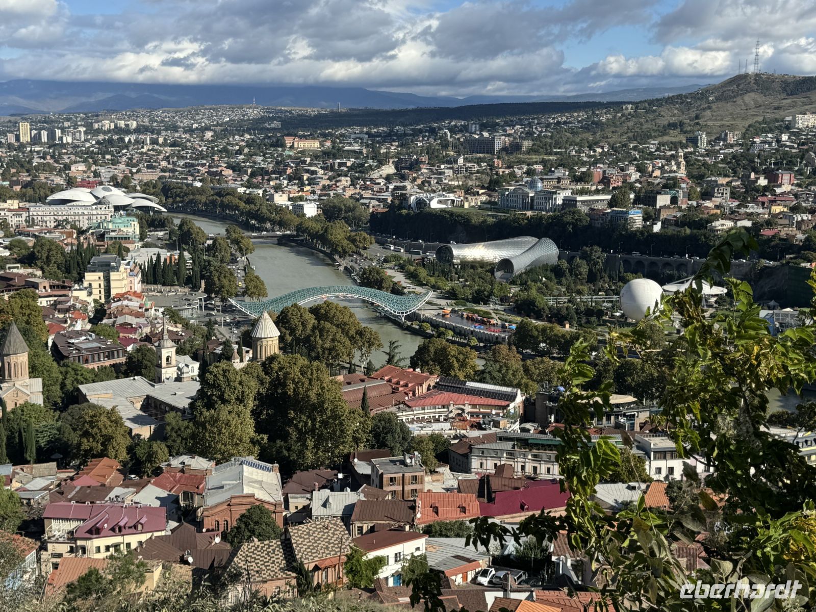 Blick auf Tbilissi