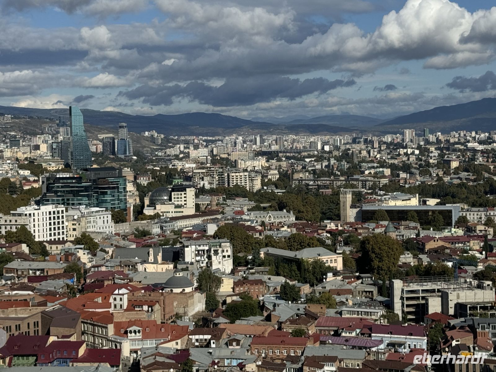 Blick auf Tbilisi