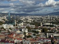 Blick auf Tbilisi
