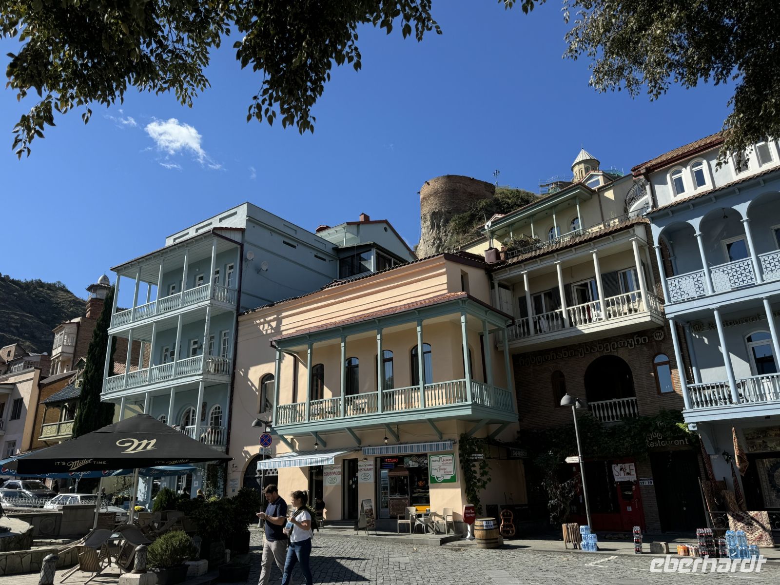 Gästehäuser mit herrlichen Balkonen im Bäderviertel