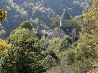 Blick auf das Kloster Haghartsin
