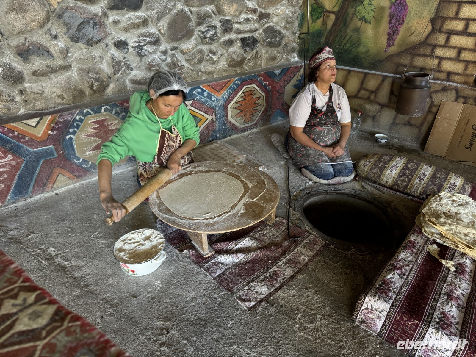 Armenische Fladenbrotbäckerei