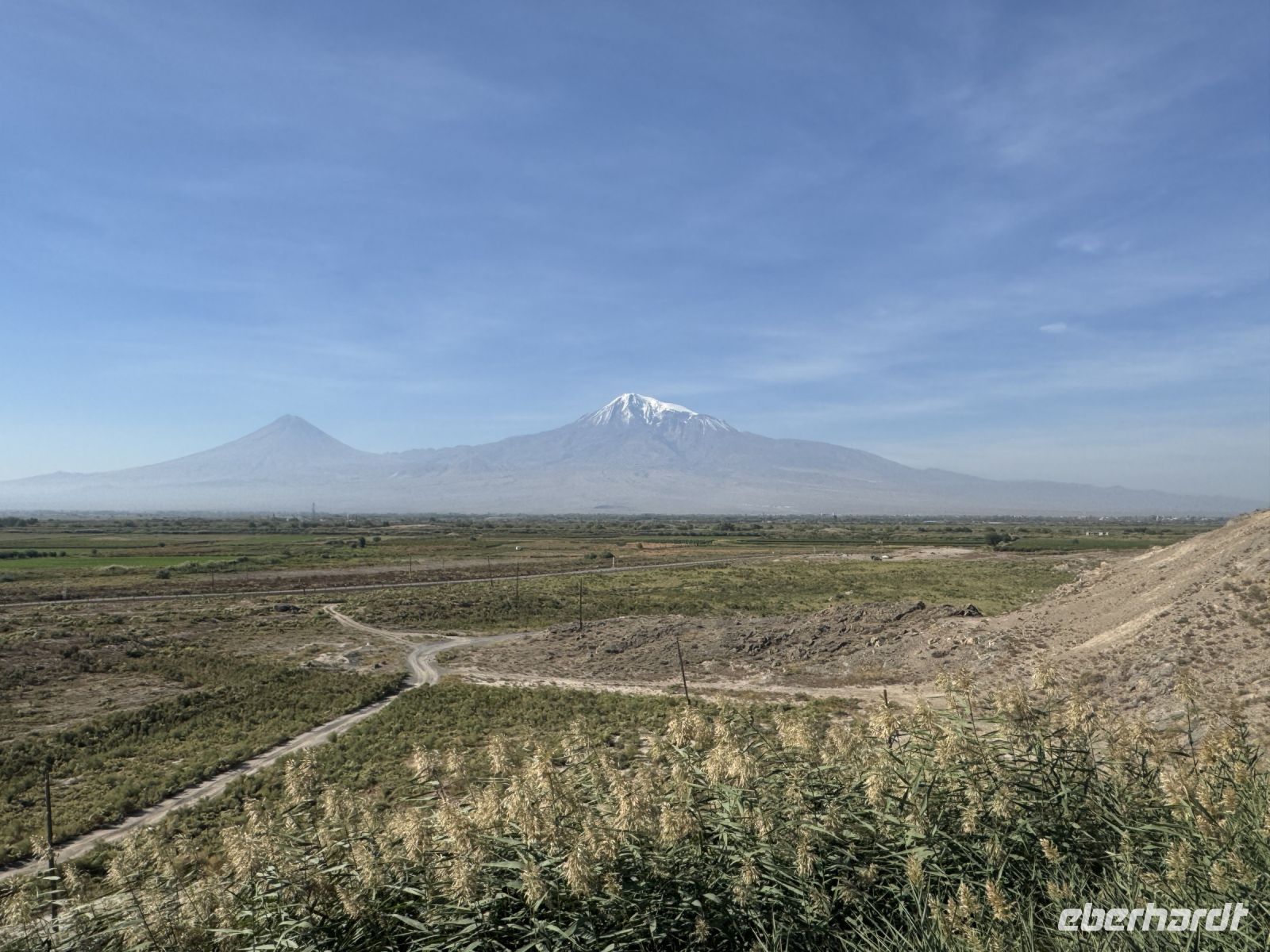 Blick auf die Grenze zur Türkei und 