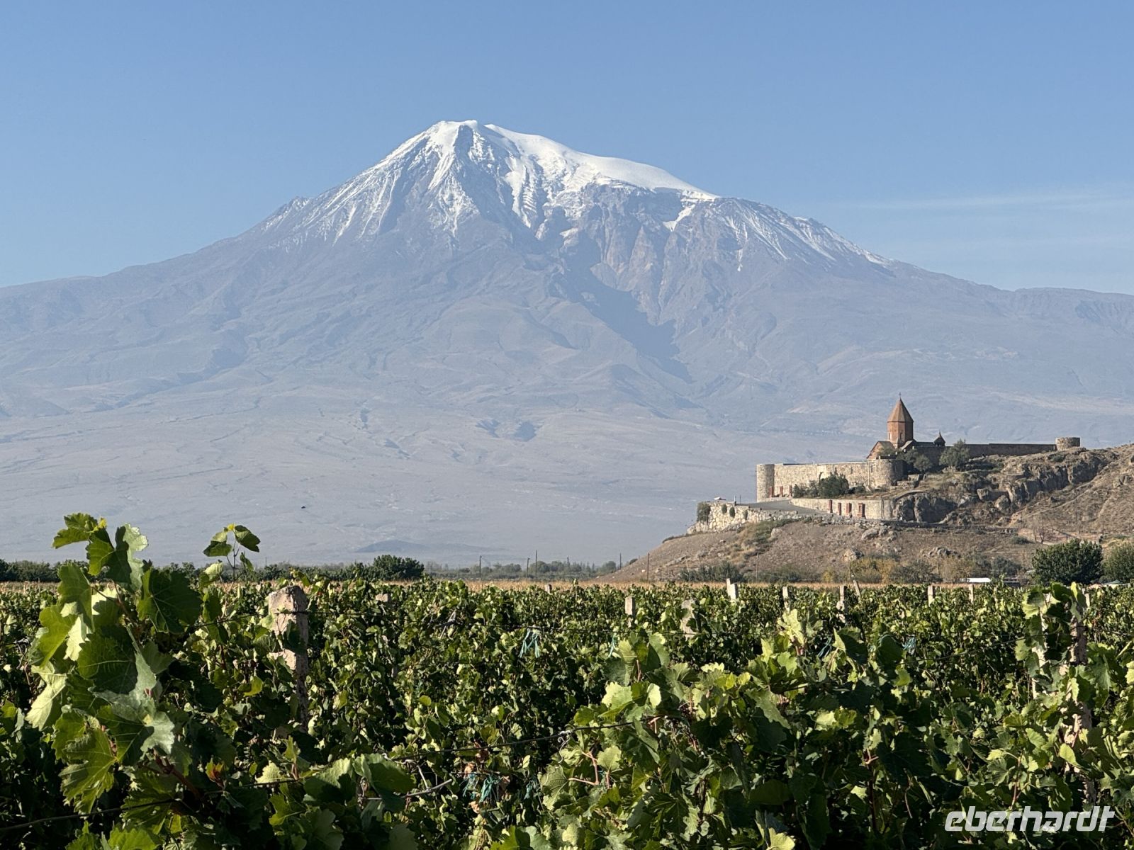 Der heilige Berg mit Kloster mit dem tiefen Verlies