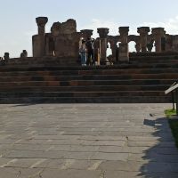 Armenien: Ruinen der Rundkirche Zwartnots