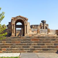 Armenien: Ruinen der Rundkirche Zwartnots