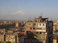 Blick vom Hotel Ani Plaza zum Ararat
