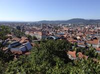 Blick auf Graz vom Schlossberg