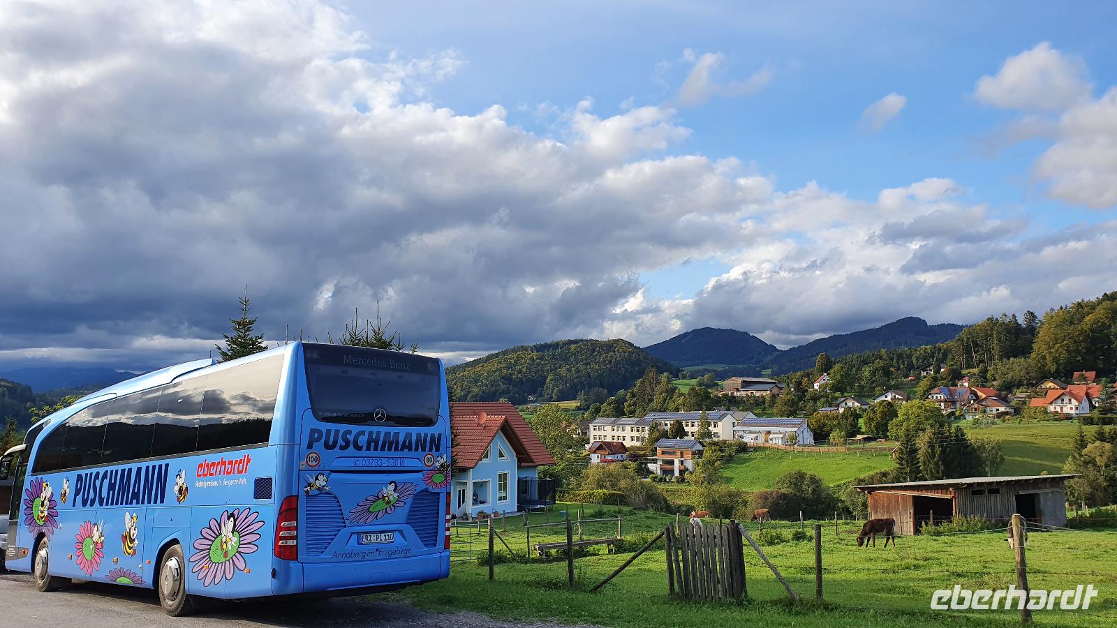 angekommen im Hotel in Semriach