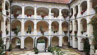 Innenhof des Schlosses Piber